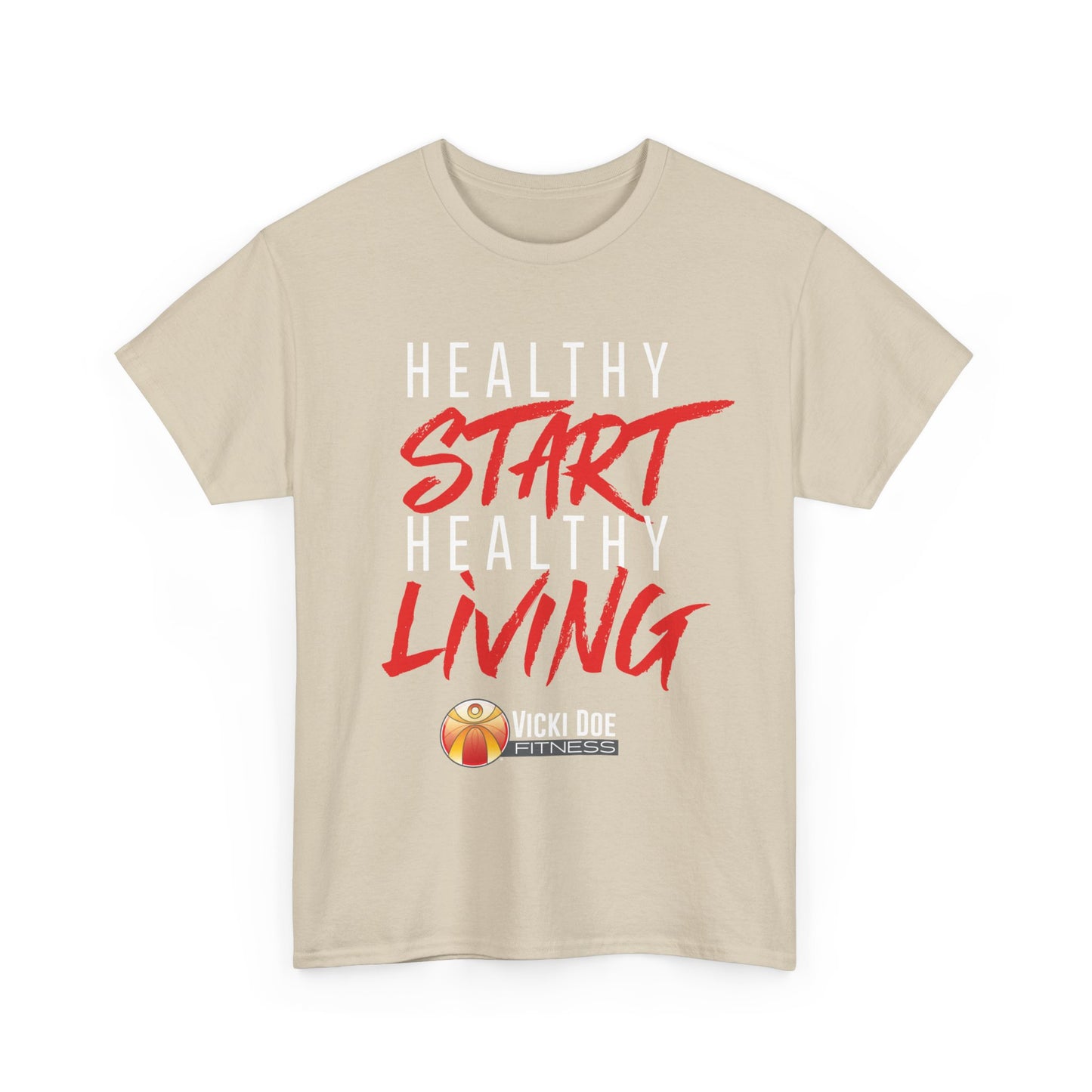 Healthy Start, Healthy Living Unisex Heavy Cotton Tee