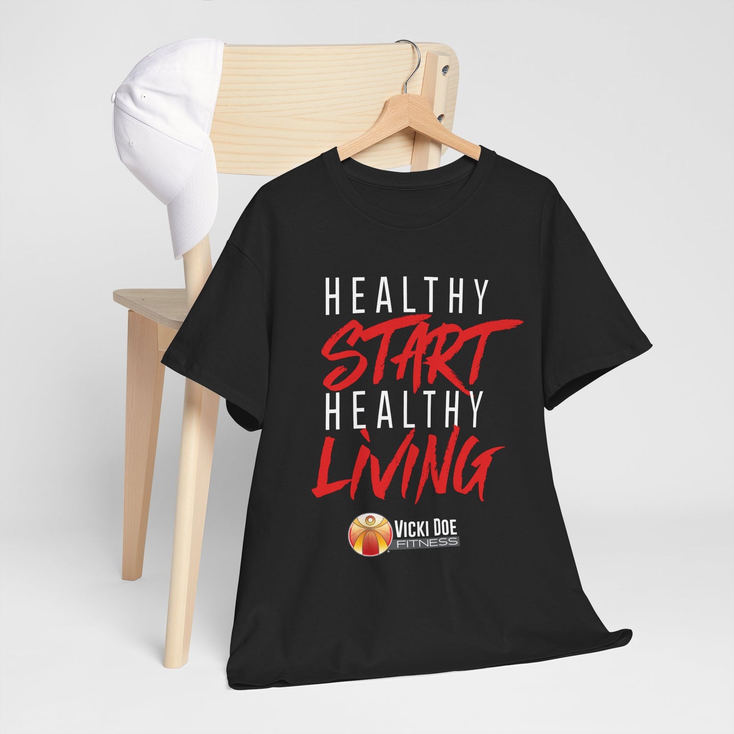 Healthy Start, Healthy Living Unisex Heavy Cotton Tee