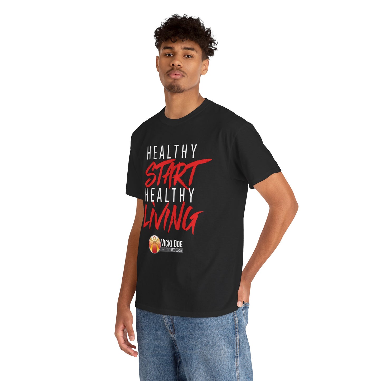 Healthy Start, Healthy Living Unisex Heavy Cotton Tee