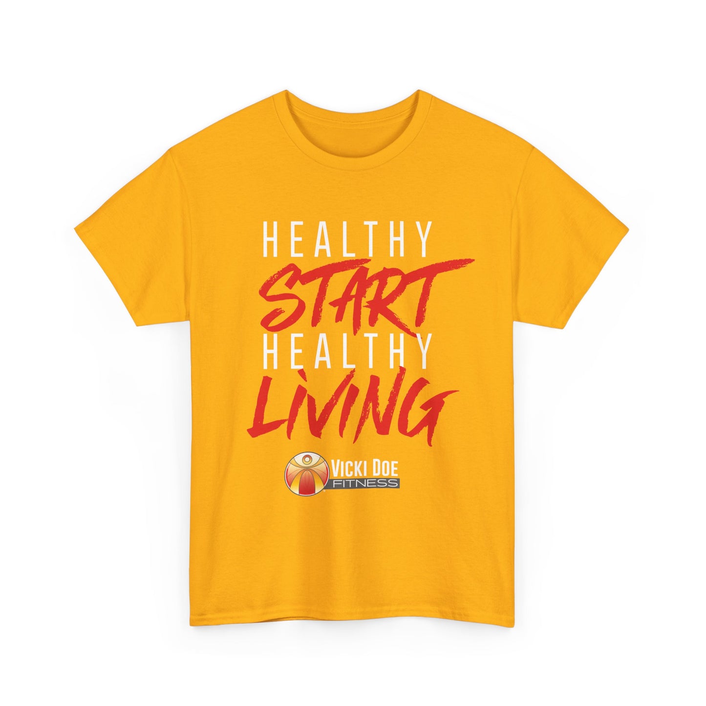 Healthy Start, Healthy Living Unisex Heavy Cotton Tee