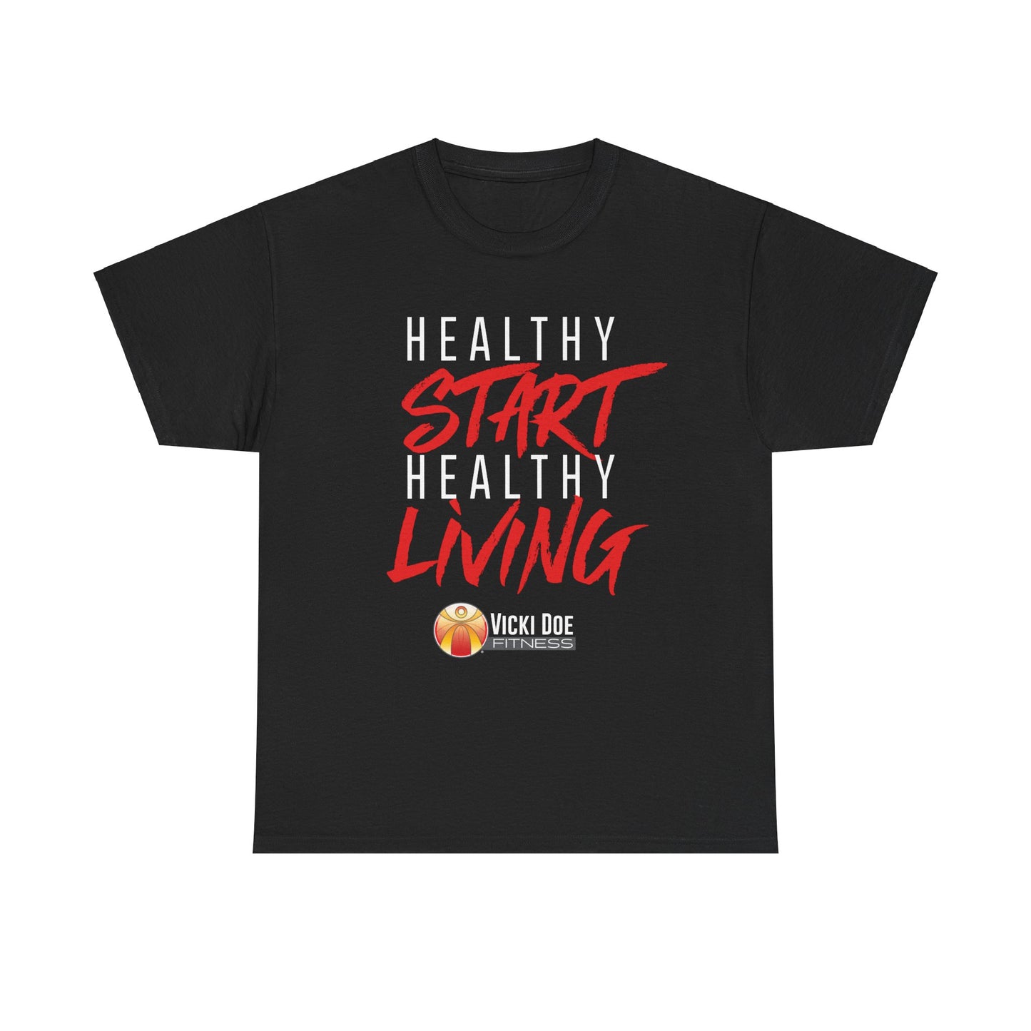 Healthy Start, Healthy Living Unisex Heavy Cotton Tee