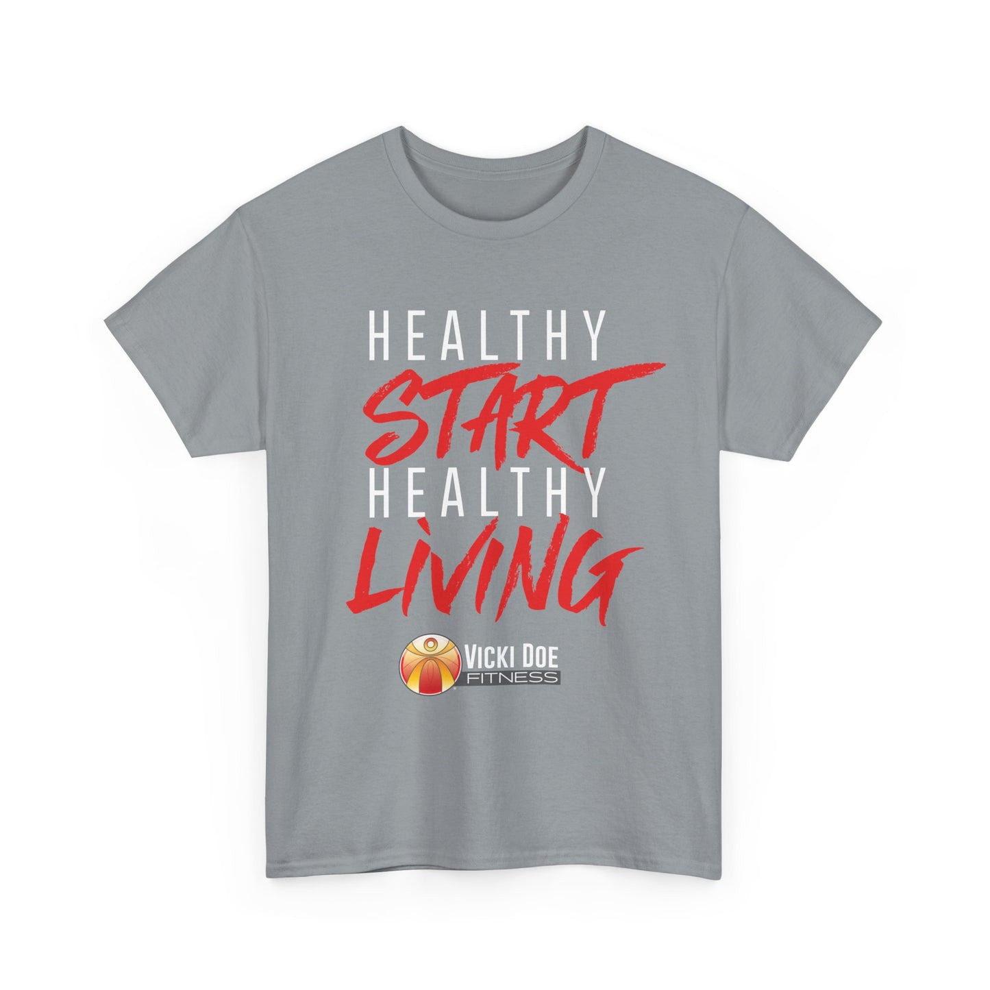 Healthy Start, Healthy Living Unisex Heavy Cotton Tee