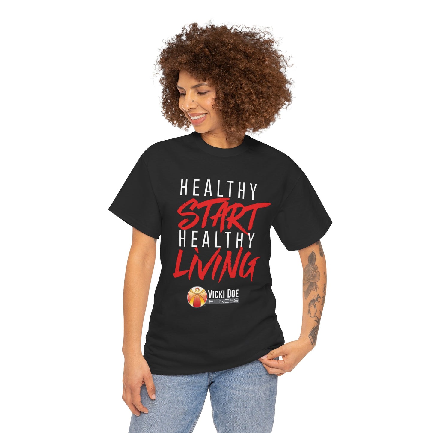 Healthy Start, Healthy Living Unisex Heavy Cotton Tee