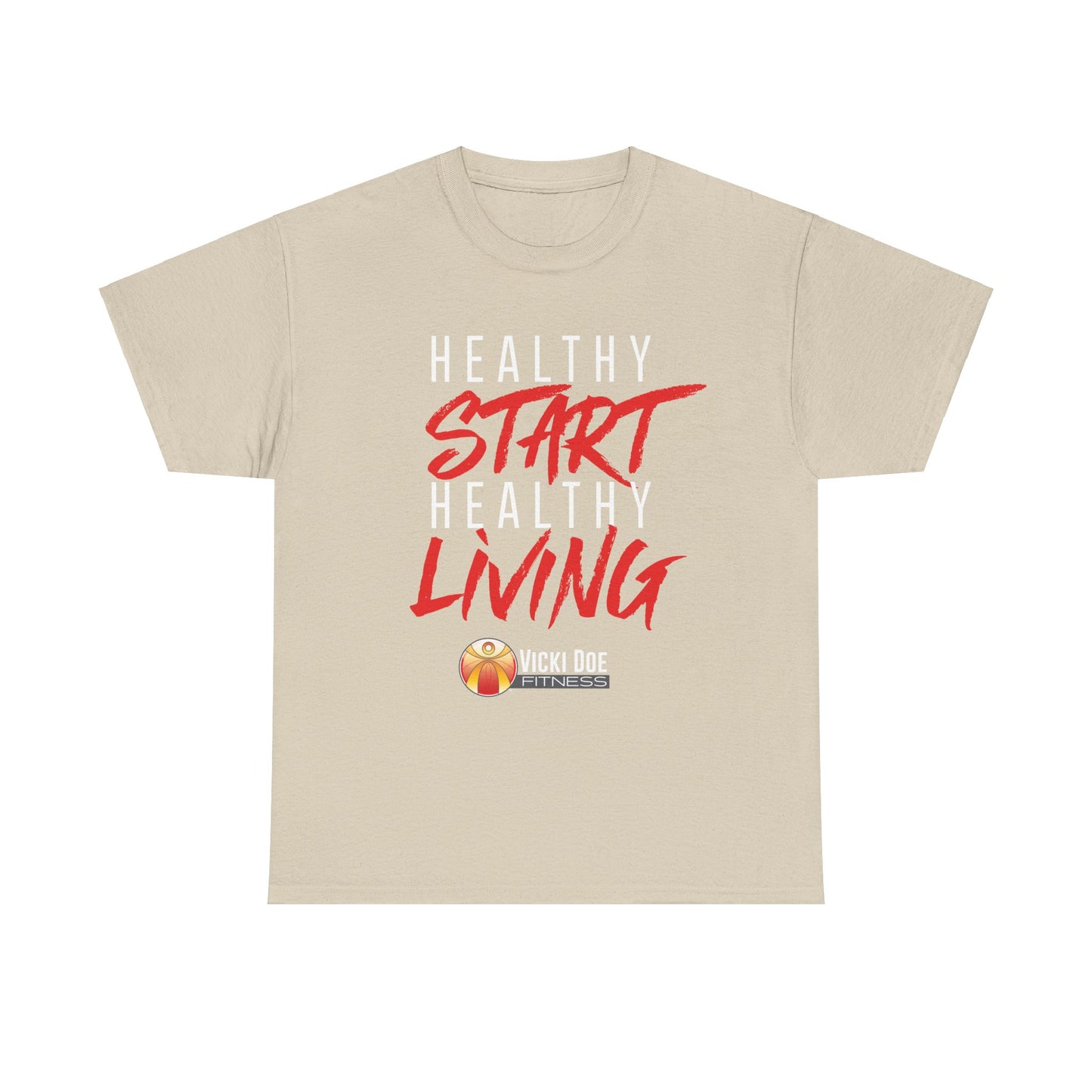 Healthy Start, Healthy Living Unisex Heavy Cotton Tee