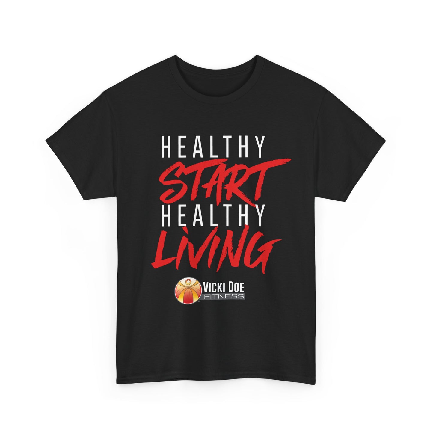 Healthy Start, Healthy Living Unisex Heavy Cotton Tee