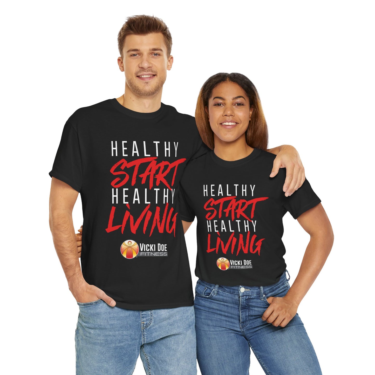 Healthy Start, Healthy Living Unisex Heavy Cotton Tee